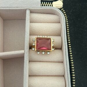 Jcrew pink stone ring